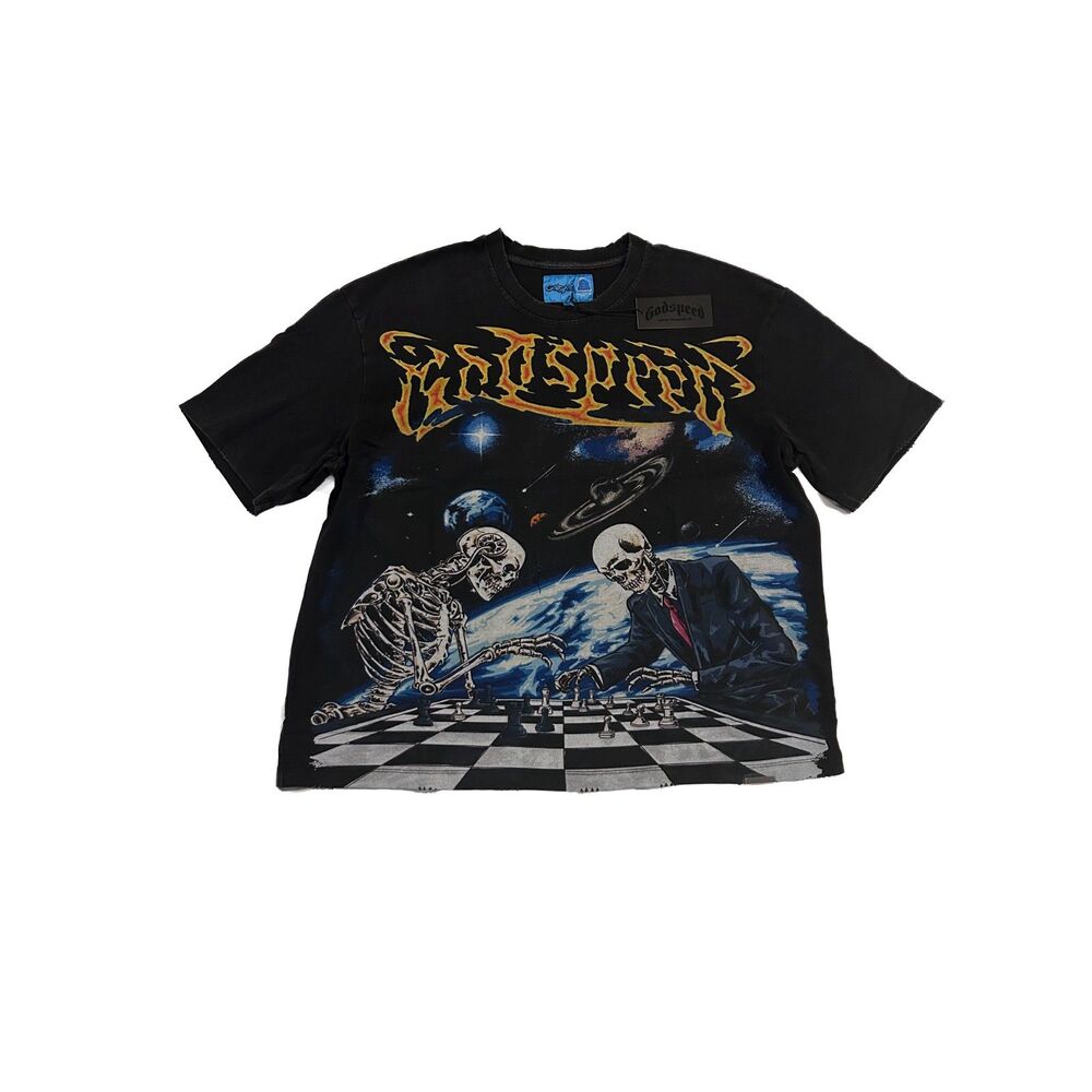 Godspeed 'Checkmate II' Black Tee